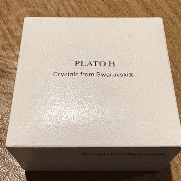 Swarovski Multicolor Heart Crystal Necklace and Stud Earrings - Picture 3 of 3